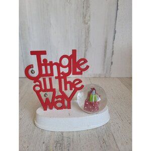 Hallmark snow globe AS IS jingle all the way Xmas‎ home decor figure